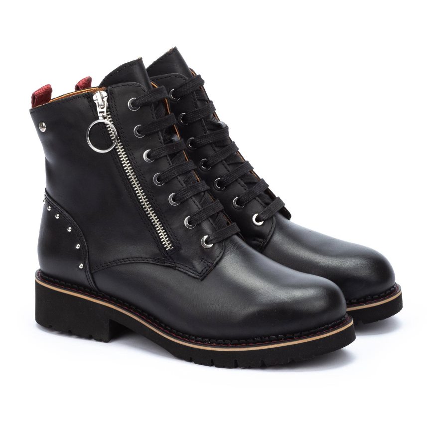 Women's Pikolinos VICAR Ankle Boots Black | NZ LA02197